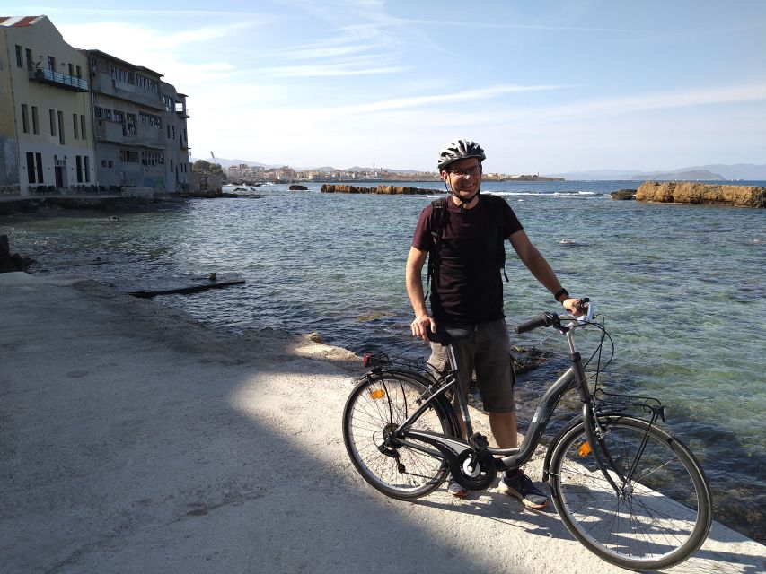Chania Alternative Sunset Bike Tour - Kaltsounia, local drinks, and unhurried conversation