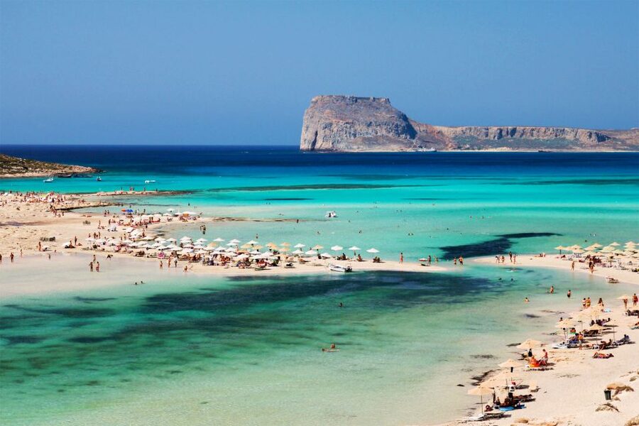 Chania Areas/Kalyves:Gramvousa Island & Balos,Boat Tkt Extra - Gramvousa: fortress first, swimming second