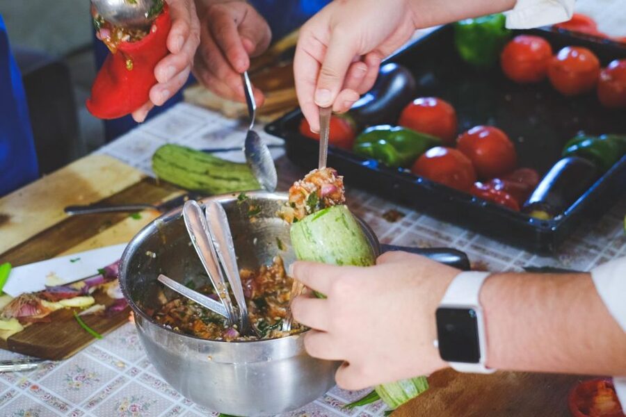 Chania: Authentic Cooking Class - Sitting down to a Cretan meal