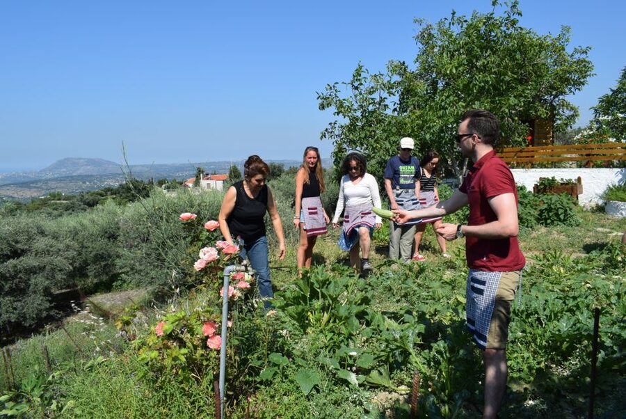 Chania: Authentic Cooking Class in the White Mountains - Cheese, wine, and the Cretan table