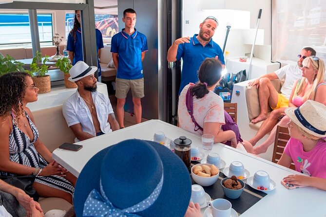 Chania Morning Catamaran Cruise with Premium Lunch & Drinks - A catamaran built for both sun and shade