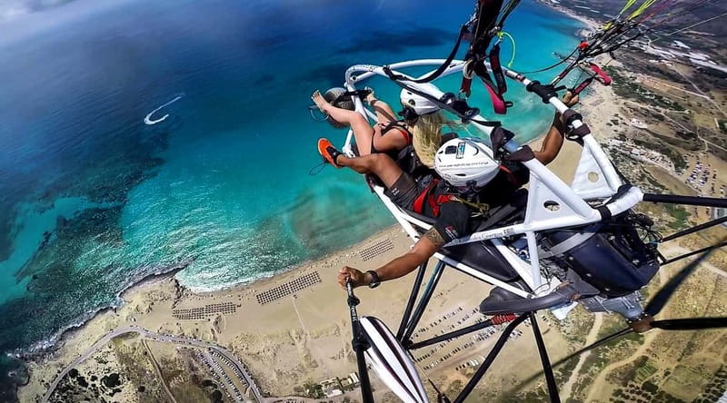 Chania: Paratriking Experience with a Professional Pilot - A short flight with a surprisingly big view