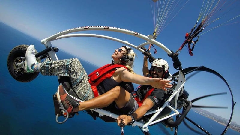 Chania: Paratriking Experience with a Professional Pilot - Meeting near Hotel Euphoria
