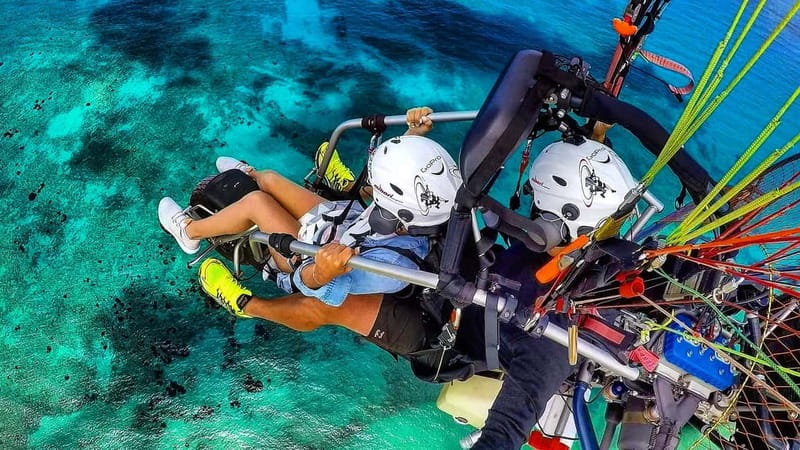 Chania: Paratriking Experience with a Professional Pilot - Lake Kournas from a fresh angle