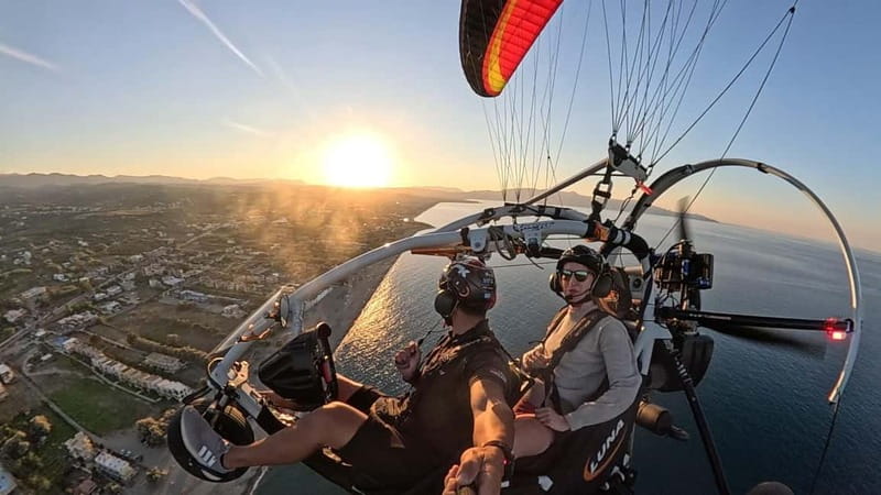 Chania: Paratriking Experience with a Professional Pilot - How the weather can change your plans
