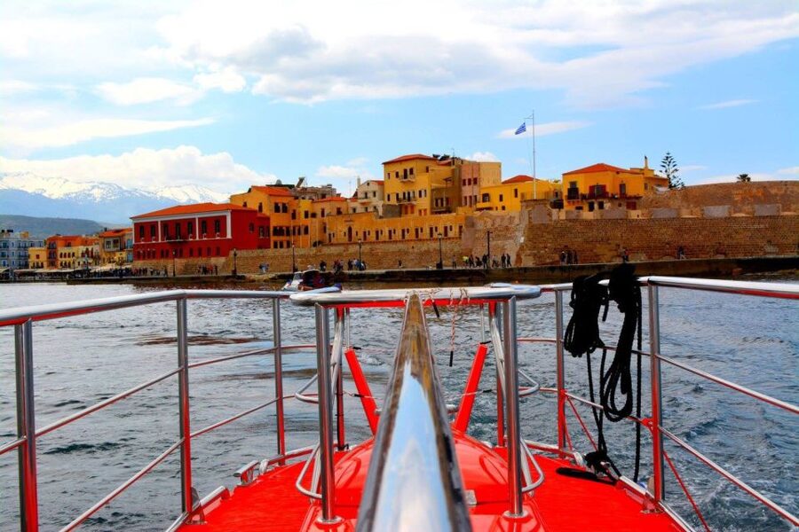 Chania: Semi-Submarine Boat Underwater Experience - Ten minutes beyond the harbor entrance