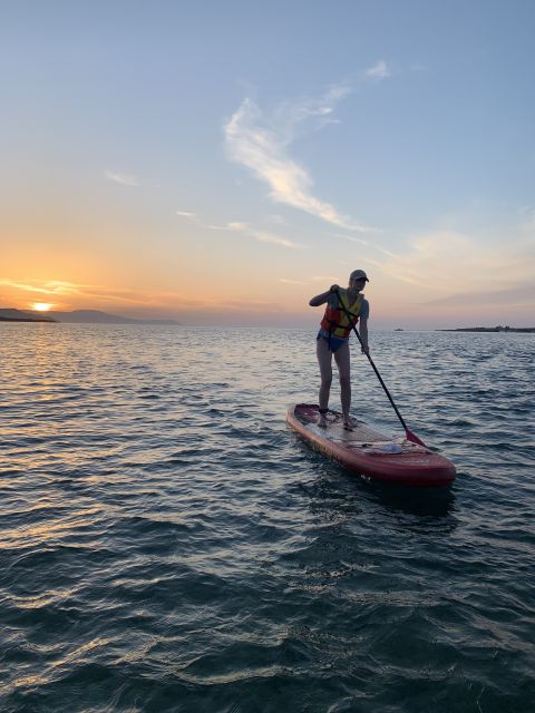 Chania: Stand-up Paddleboard Coastal Sunset Experience - Booking value and practical details