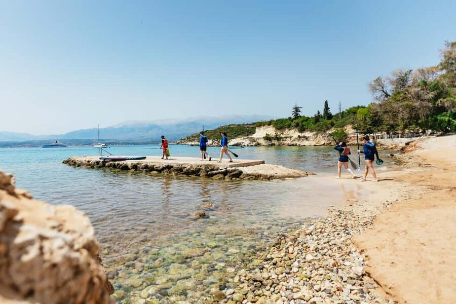 Chania: Stand-Up Paddleboard Small Group Tour - Swimming, sea life, and the white-clay stop