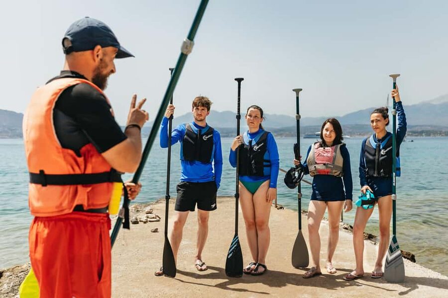 Chania: Stand-Up Paddleboard Small Group Tour - Equipment, photos, and the real value of $79