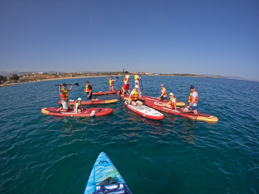 Chania: Stand-up Paddleboard Tour to Lazareta Island - Learning to stand before heading out