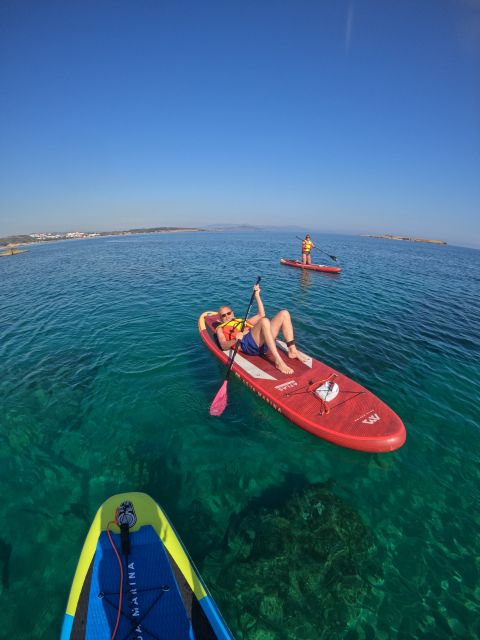 Chania: Stand-up Paddleboard Tour to Lazareta Island - Chania and the White Mountains from offshore