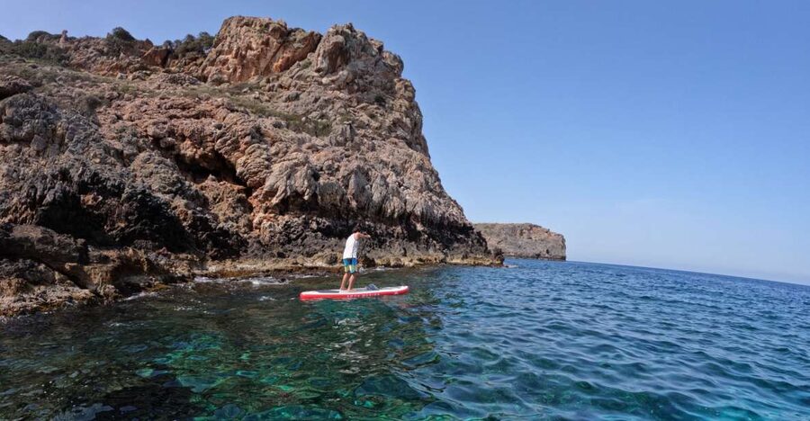 Chania: Stand-up Paddleboard Tour to Lazareta Island - Starting beside New Chora