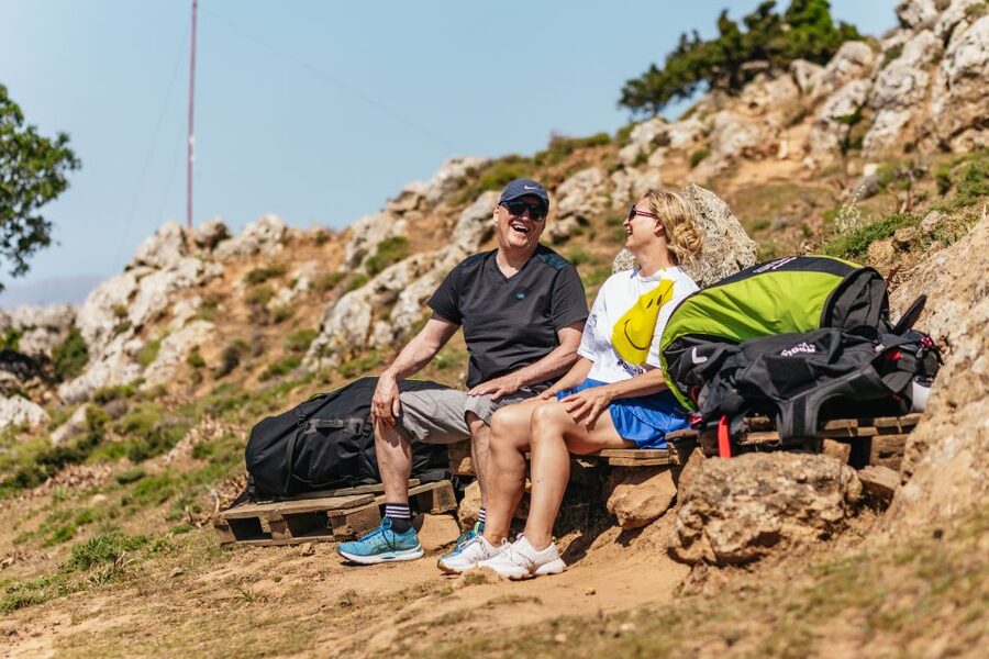 Chania: Tandem Paragliding Flight in Crete - Twenty minutes above the Cretan coast