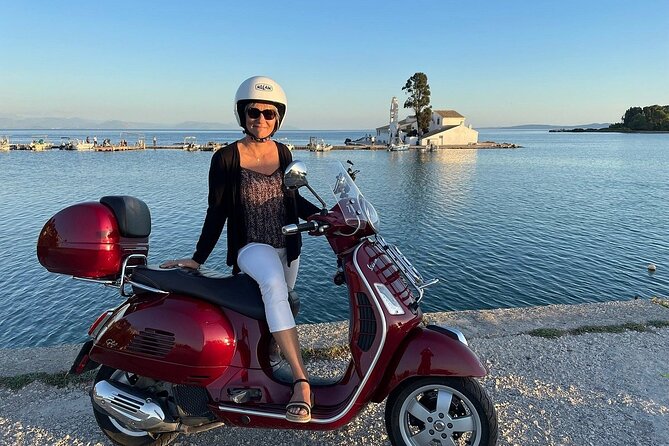 Corfu 300cc Vespa Scooter Rental - The east-west route: a useful cross-island plan