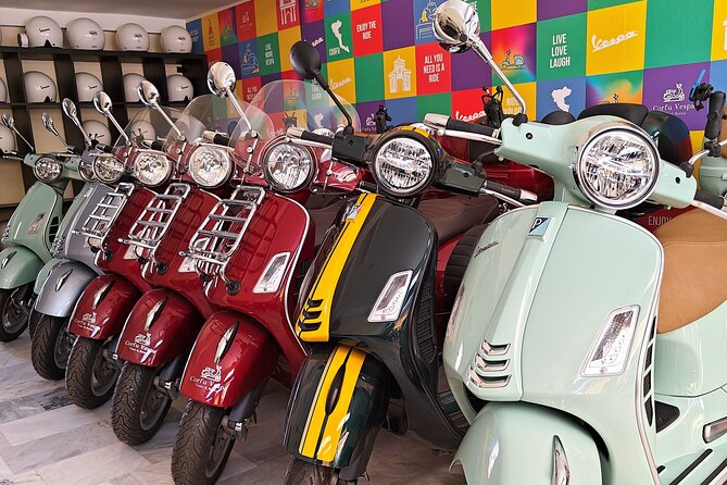 Corfu 300cc Vespa Scooter Rental - How the custom map shapes your day