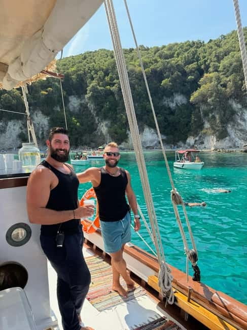 Corfu: Blue Lagoon and Cave Cruise with Drinks and Lunch - The return to Benitses by 5 PM
