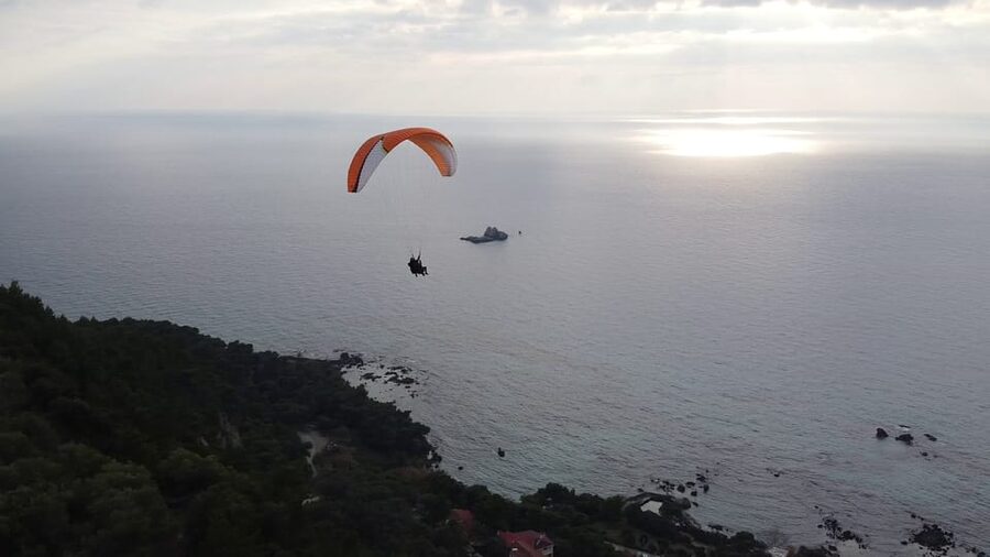 Corfu: Paragliding Tandem Flight Above Pelekas Town - What the flight feels like for a first-timer