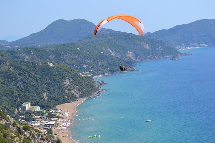 Corfu: Paragliding Tandem Flight Above Pelekas Town - The video option and what you actually receive