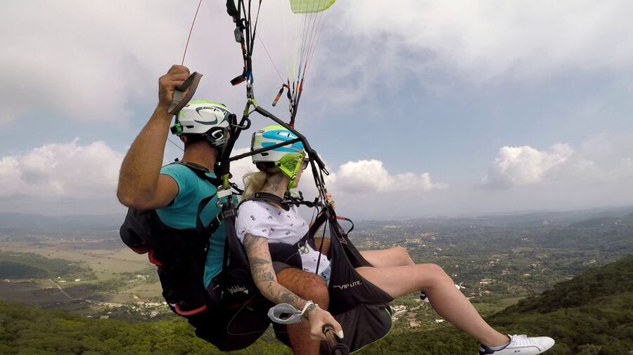 Corfu: Paragliding Tandem Flight Above Pelekas Town - Twenty minutes above Corfu’s western coast