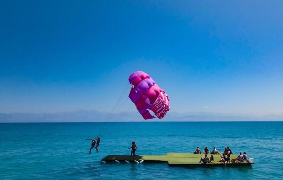 Corfu: Parasailing Experience for 2 in Sidari - A short flight with a big western Corfu view