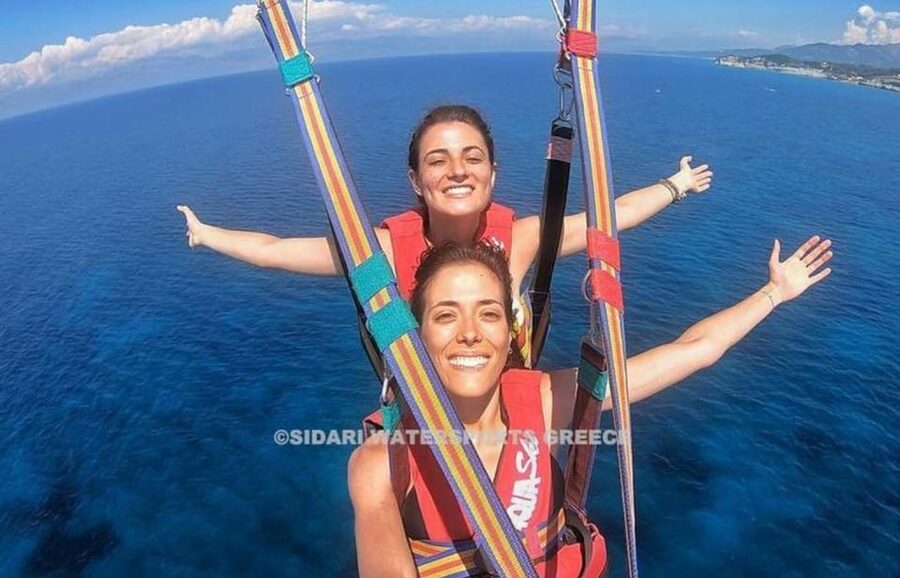 Corfu: Parasailing Experience for 2 in Sidari - Meeting at Sidari Watersports near the harbour