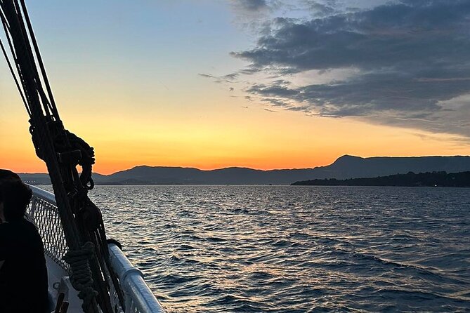 Corfu: Sunset Cruise on a Wooden Vessel with Cocktails & Bites - Garitsa Bay and the quiet edge of Corfu Town