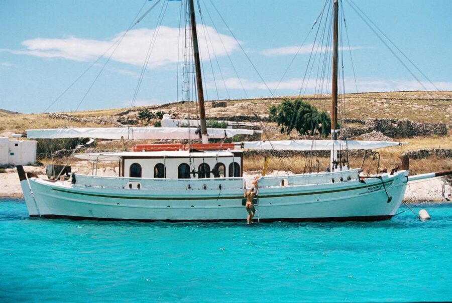 Corfu Town: Full-Day Cruise with Lunch, Drinks & Swim Stops - The second swim, Peristeres Lighthouse, and the ride home