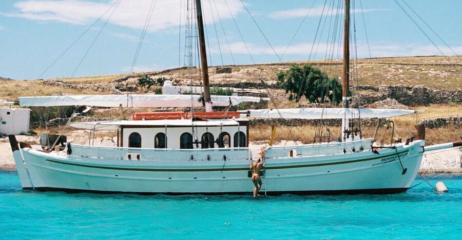 Corfu Town: Full-Day Cruise with Lunch, Drinks & Swim Stops - The long cruise toward Nissaki