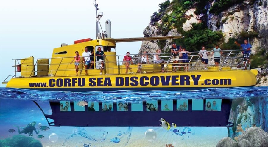 Corfu: Underwater Cruise in Paleokastritsa - A submarine-style ride in Paleokastritsa