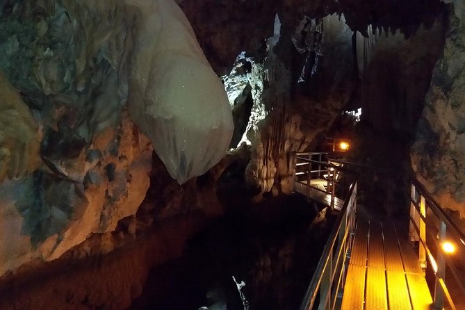 Corinth, Cave of Lakes, Odontotos Railway Private Tour with Greek Lunch Included - Acrocorinth adds the grand view