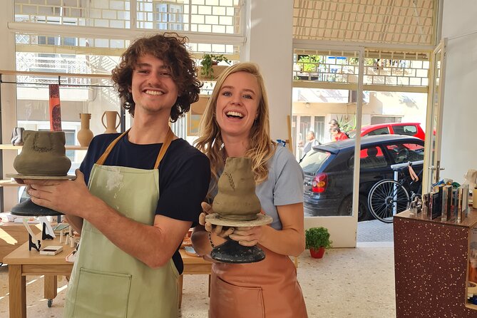Create and paint your own ceramic piece in a workshop in Athens - The first stage: learning free-hand clay work