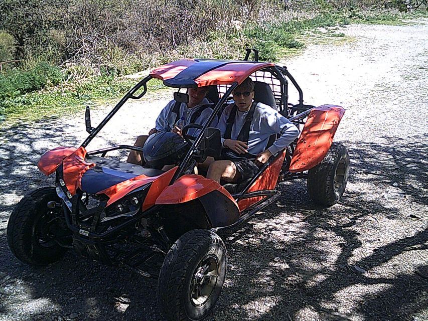 Crete buggy safari - Climbing toward 700 meters and crossing the gorges
