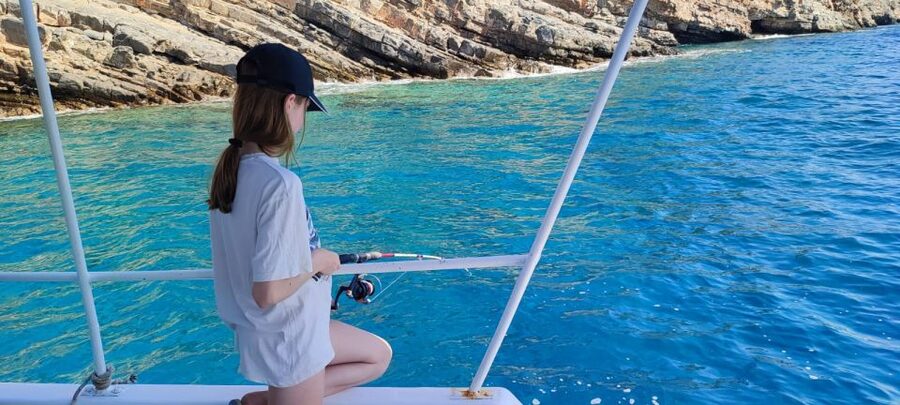 Crete: Fishing & Swimming Boat Cruise with Lunch & Drinks - Friendly local help from pickup to harbor