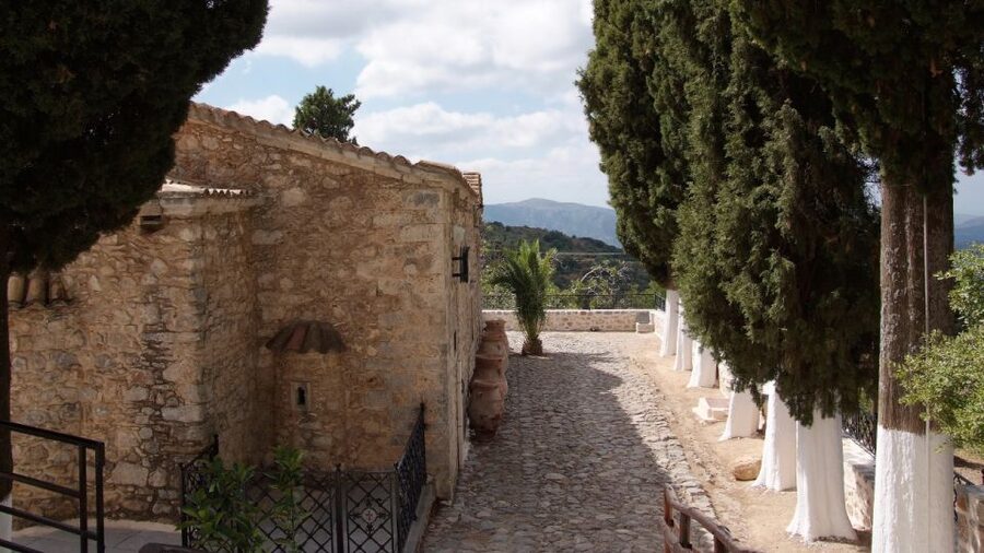 Crete: Knossos, Lasithi, Lasinthos and Olive Farm Combo Tour - The olive mill farm and a long Cretan lunch stop
