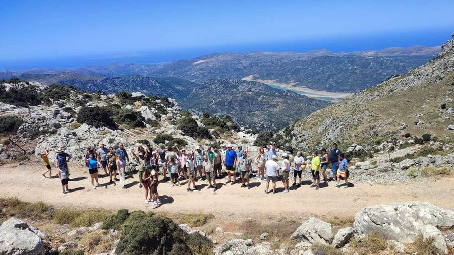 Crete: Lasithi Plateau Zeus Cave Guided Jeep Safari Tour - A Cretan lunch in a village tavern