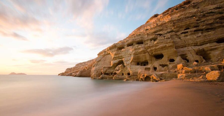 Crete: Matala Beach and Hippie caves, Red beach - Key points at a glance