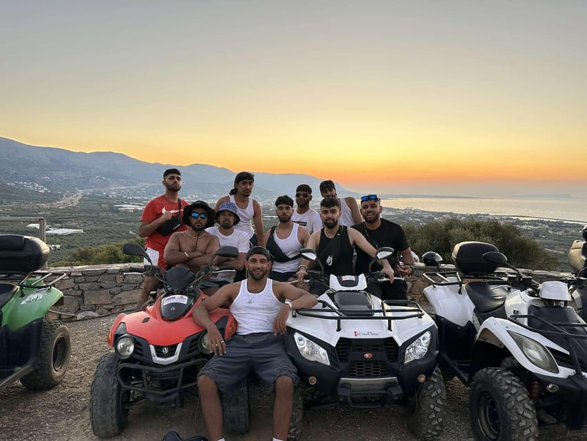 Crete: Off-Road Quad Safari Evening Tour with Hotel Transfer - Sissi brings the route back to village life