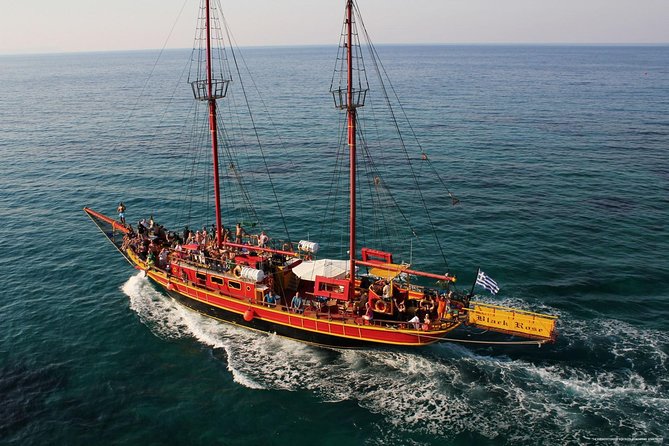 Crete Pirate Ship Cruise with the Black Rose to Stalis and Malia - St. George’s Bay brings the best swimming
