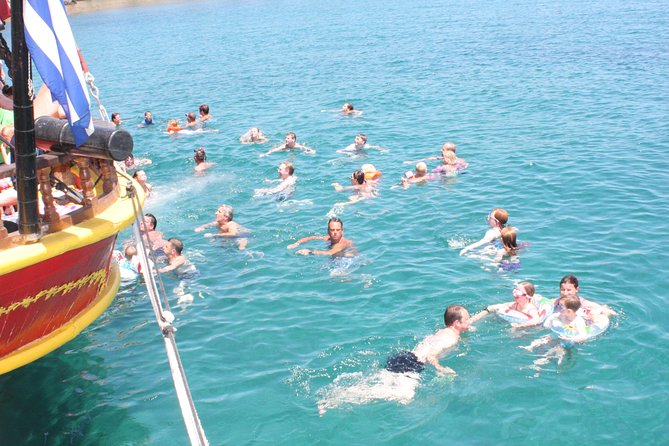 Crete Pirate Ship Cruise with the Black Rose to Stalis and Malia - BBQ lunch with a few question marks