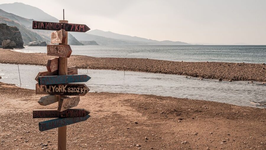 Crete: Preveli Tropical Beach and Palm Forest - Reaching the beach requires a proper walk