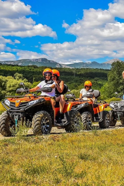 Crete: Quad Safari with Lunch and Swimming in Malia - Pachaligo forest, games, and a pause in nature