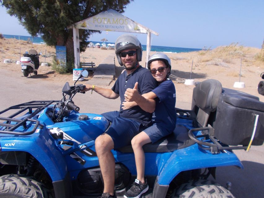 Crete: Quad Safari with Monastery, Malia Palace and Lunch - Back to Sisi and time at Potamos Beach