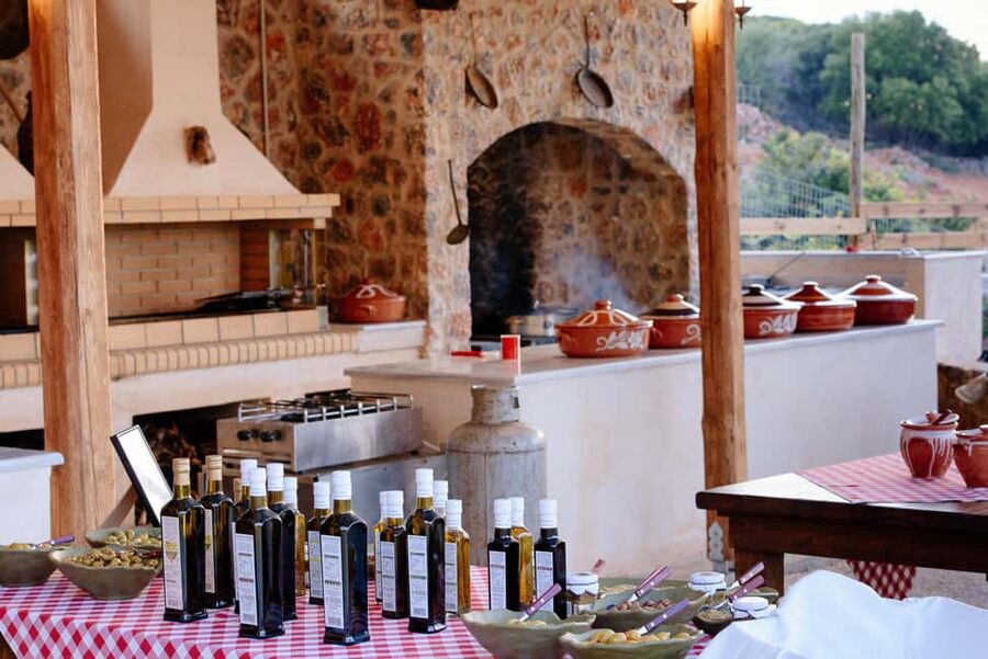 Crete: Road-trip to Lasithi Plateau & Olive Mill Farm - Krasi village, springs, and an ancient plane tree