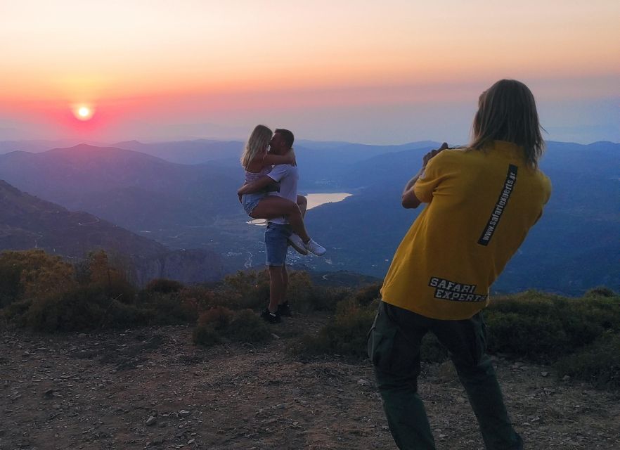 Crete: Sunset Safari - Karfi at sunset: the day’s big payoff