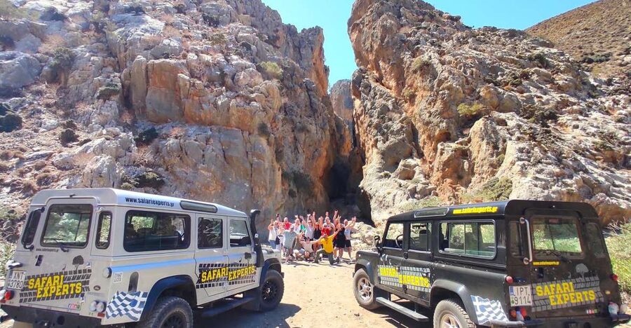 Crete: Trypiti Beach Off-Road South Tour w/ Lunch & Wine - Guides, languages, and group size
