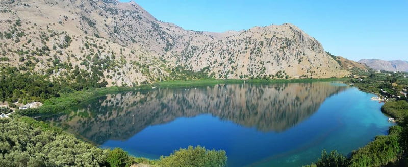 DayTrip Kournas lake Argyroupoli &Georgioupoli from Rethymno - Kournas Lake, Crete’s freshwater stop