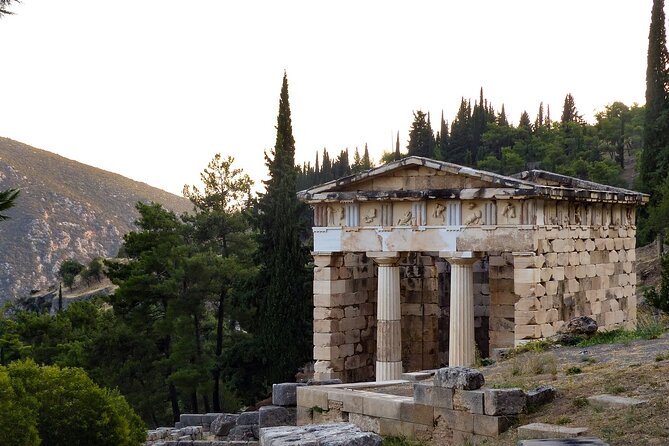 Delphi and Hosios Loukas Monastery Full Day Private Tour - Walking through the Sanctuary of Delphi