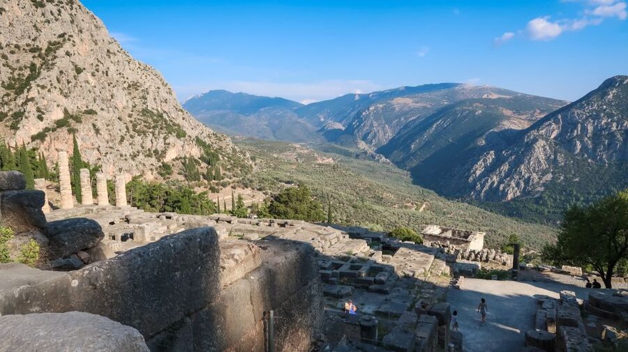 Delphi: Archaeological Site & Museum Ticket with Audio Tour - The Treasury of the Athenians