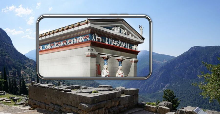 Delphi: Audiovisual self-guided tour with 3D models - Why Delphi works especially well with a digital guide