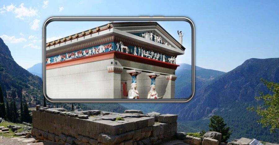 Delphi: Audiovisual self-guided tour with 3D models - Starting at the sanctuary of Apollo